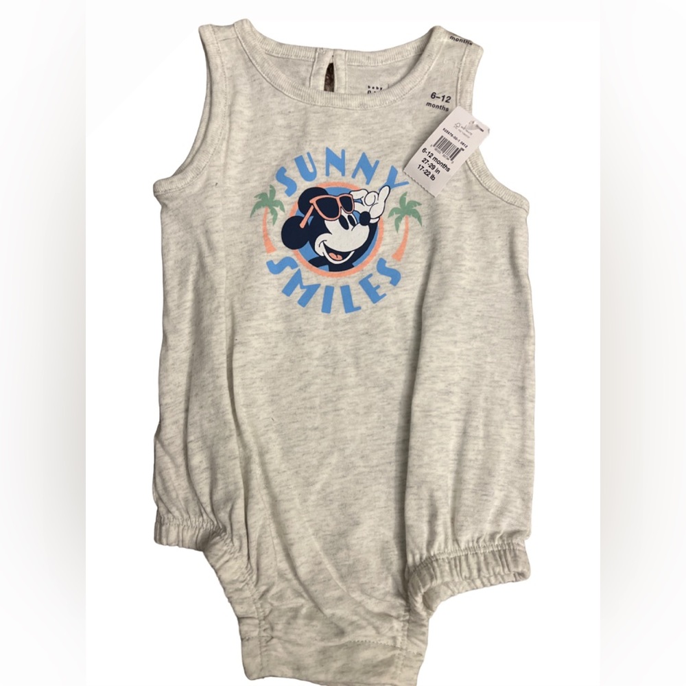 Unisex vintage Mickey Mouse Romper